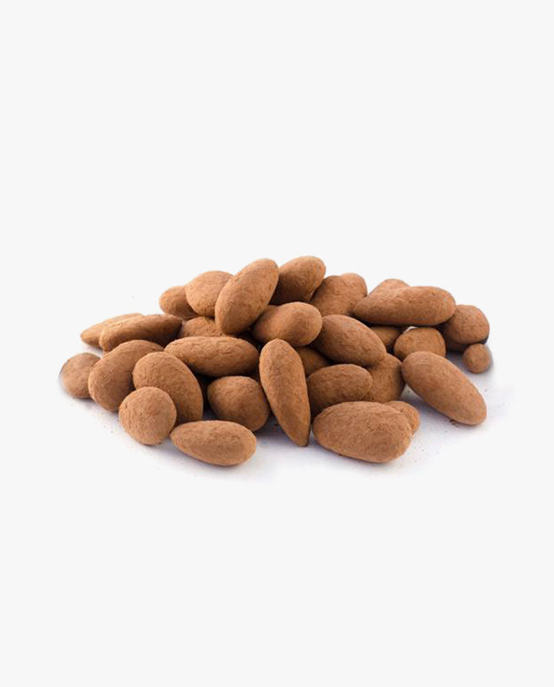 Lil Nutty Organic Chocolate Dusted Cocoa Almonds (Bulk) – 11lbs